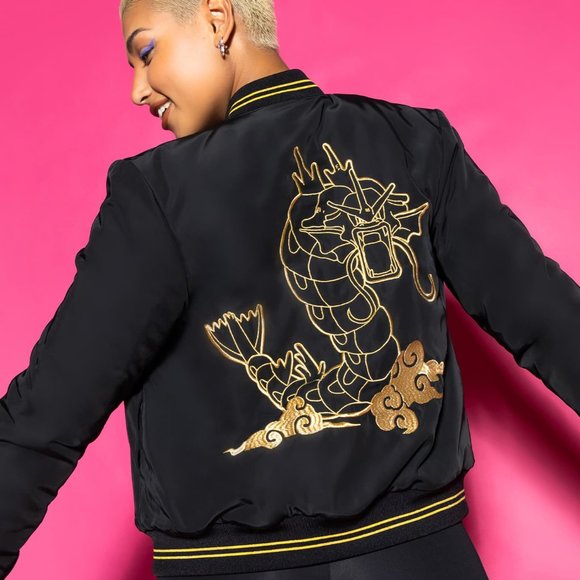 Blackmilk Jackets & Blazers - Black milk Pokemon Gyarados Bomber Jacket
